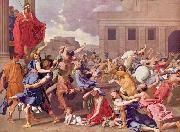 Nicolas Poussin The Rape of the Sabine Women oil painting